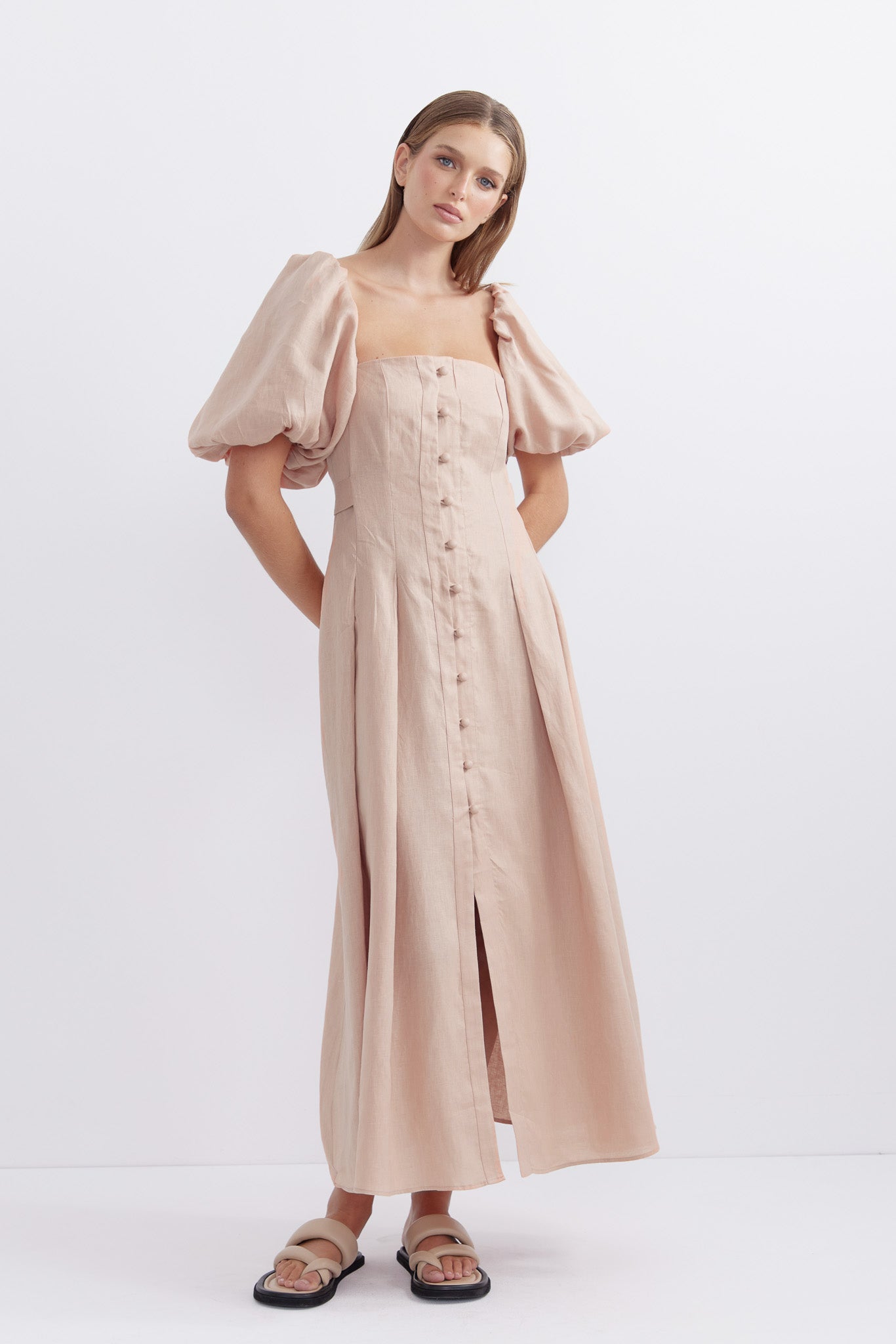knee length dresses for ladies Mercury Flip Dress by Pasduchas main image 0