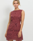Sunrise Boat Neck Dress