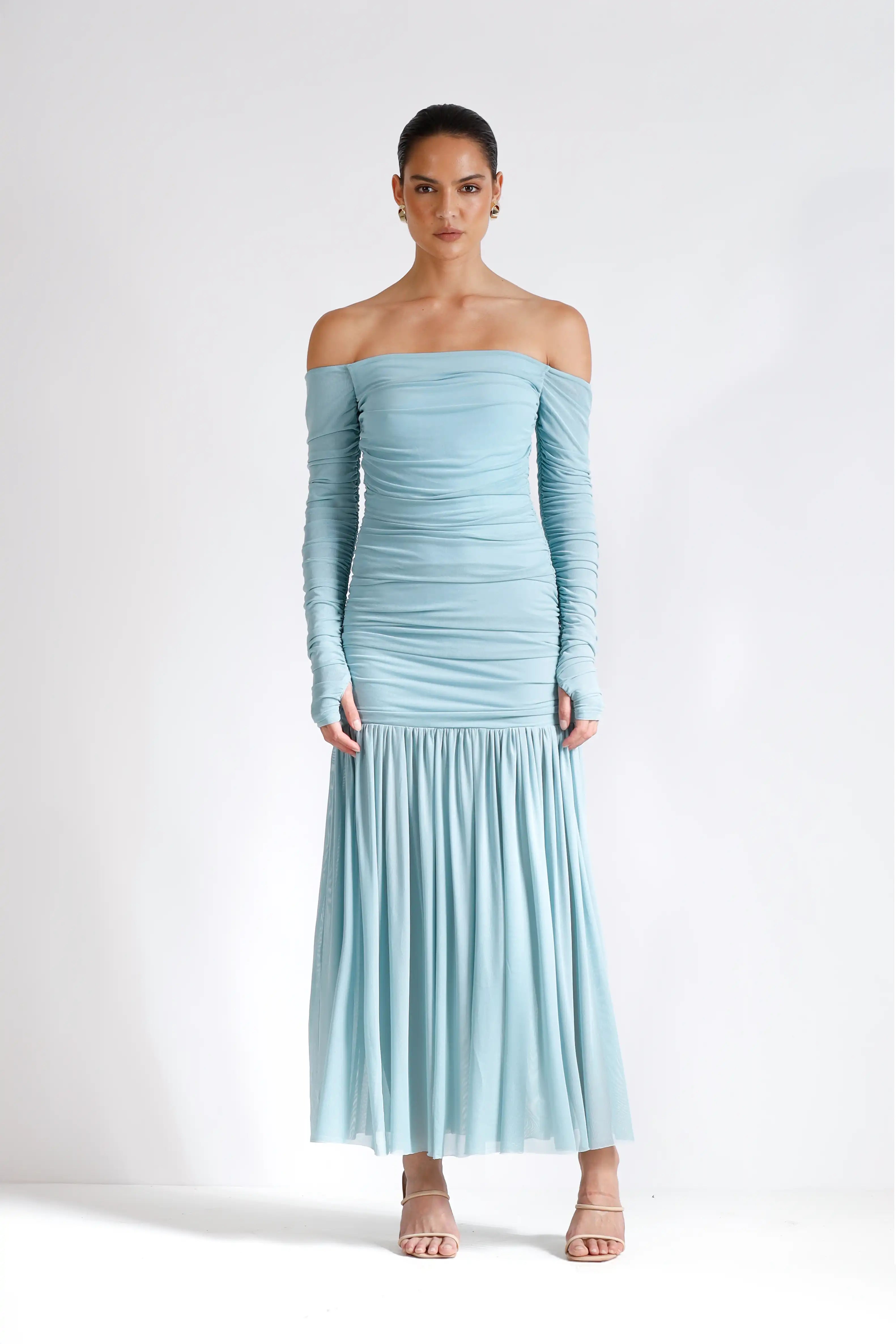 pasduchas mercury midi dress Soleil Panelled Midi