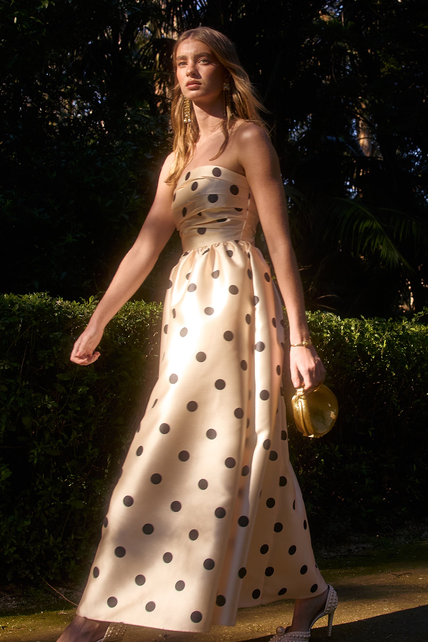 princess polly baby blue dress Belle Polka Dot Midi Dress