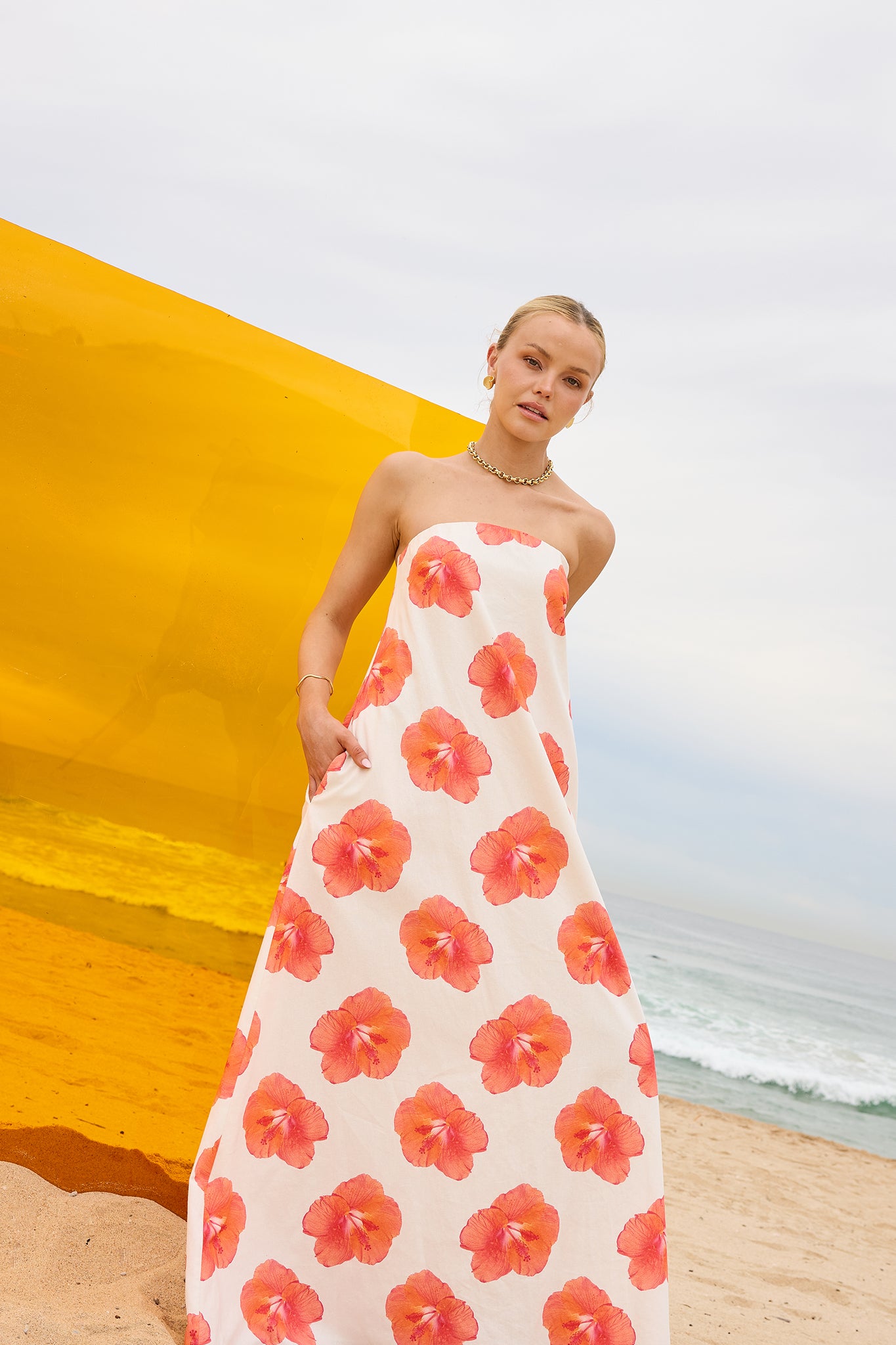 chinese dress ladies Brielle Maxi Dress – Papa Vancouver main image 0
