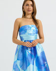 Kalani Strapless Midi