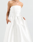 Pippa Strapless Midi
