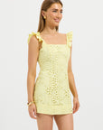 Clementine Ruffle Mini Dress