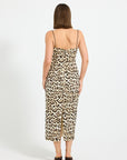 Greta Denim Fitted Midi