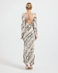 Heidi Bias Sleeve Maxi