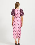 Dottie Contrast Sleeve Midi