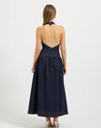 Hudson Denim Halter Midi
