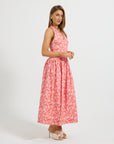 Hazel Denim Halter Midi