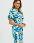 Flora Sleeve Midi