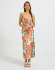 Posy Fitted Midi