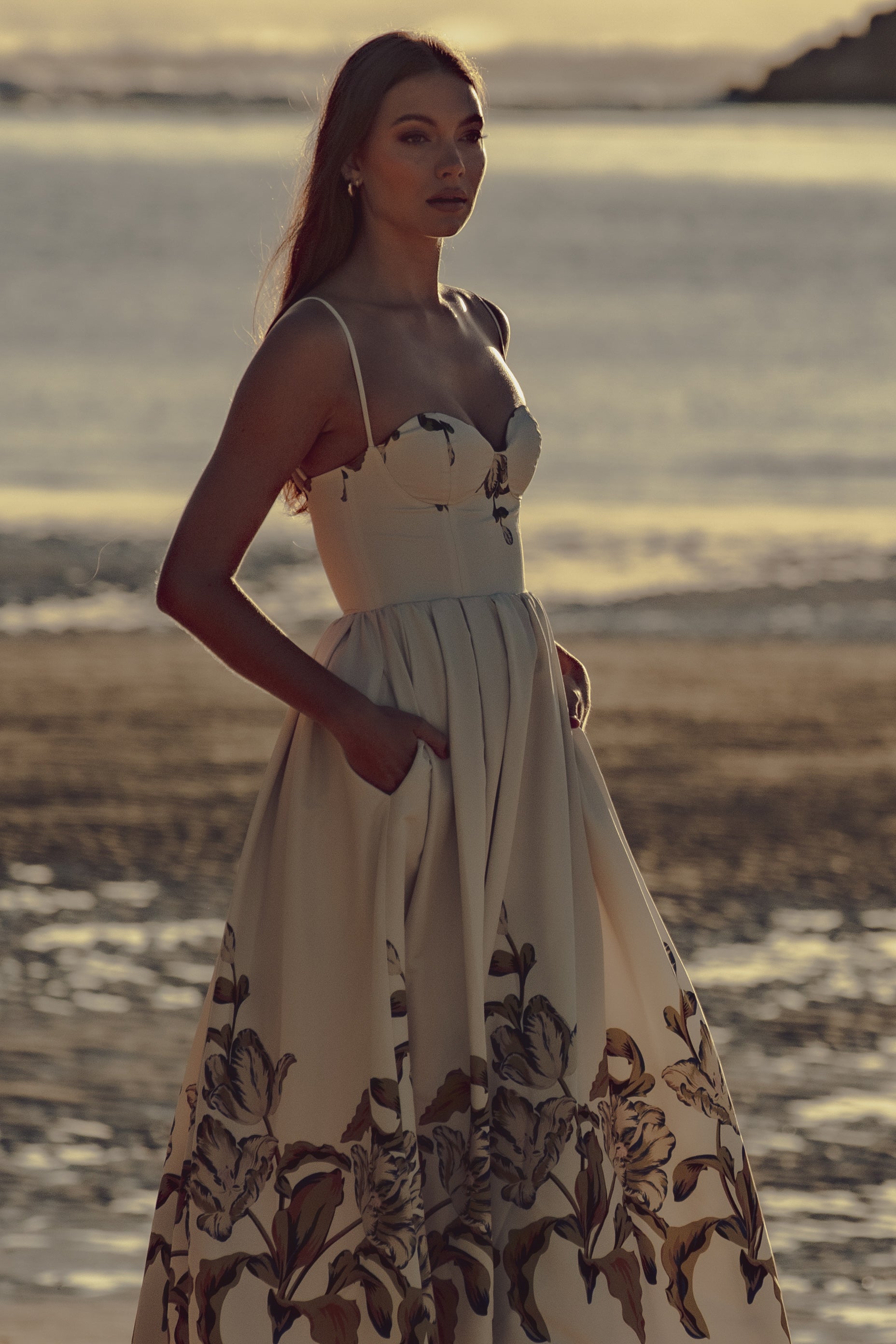 Flourish Flared Midi