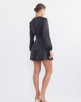 Glow Tie Mini Dress - PREORDER