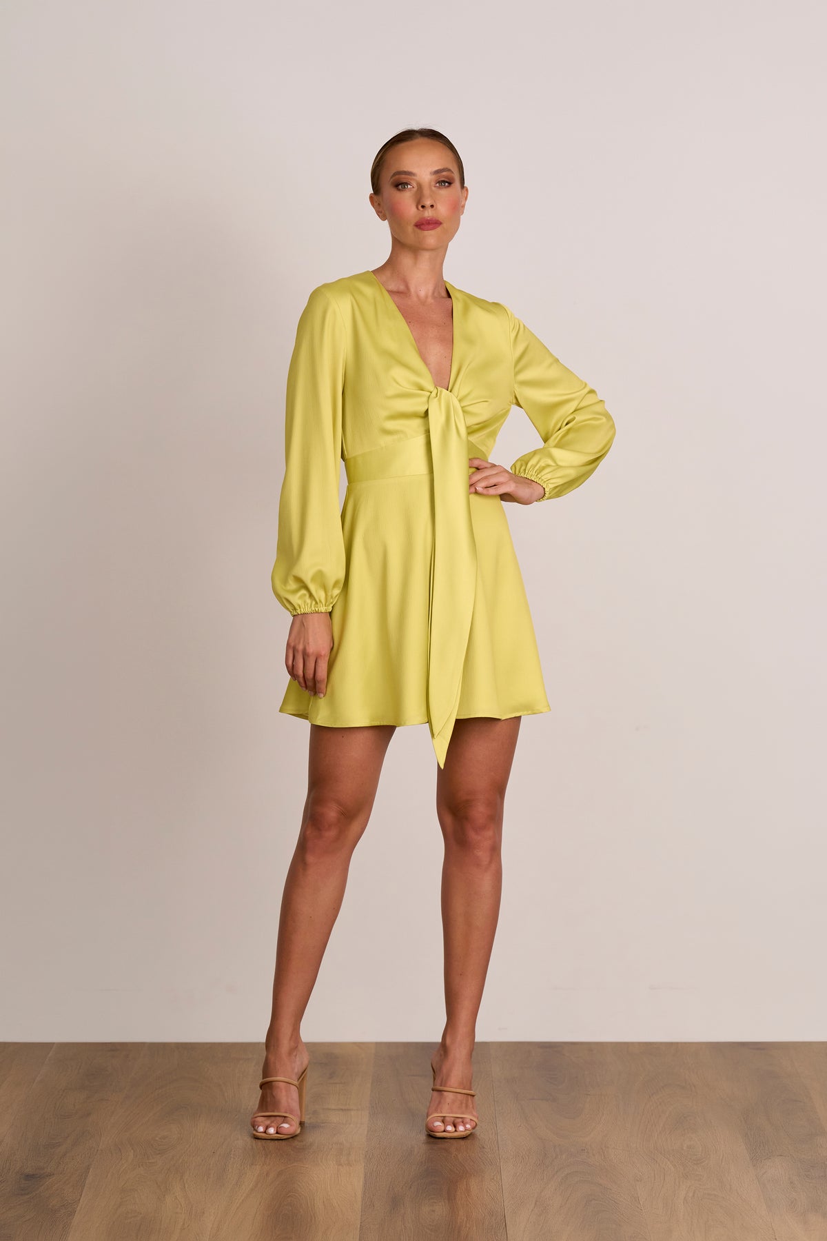 Glow Tie Mini Dress - PREORDER
