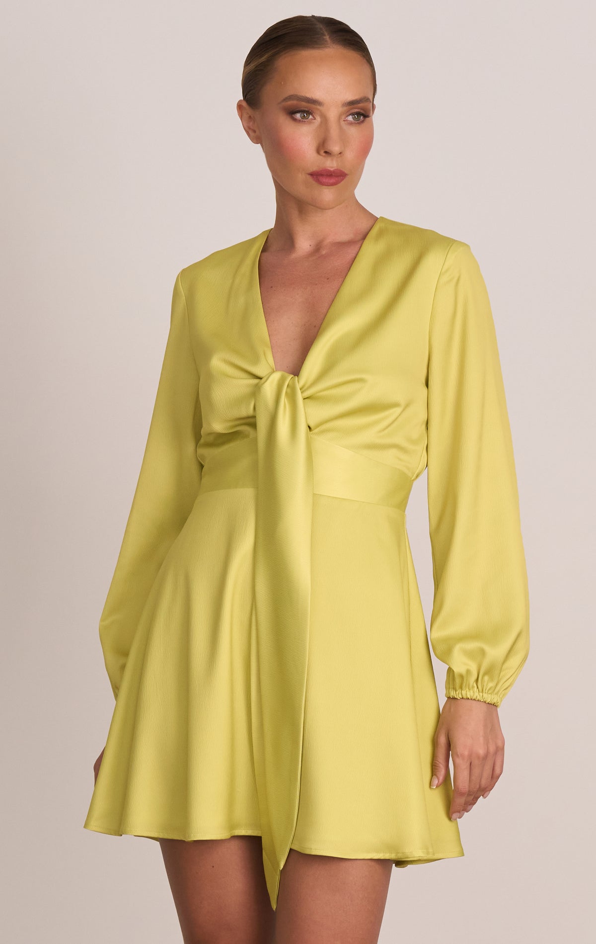 Glow Tie Mini Dress - PREORDER