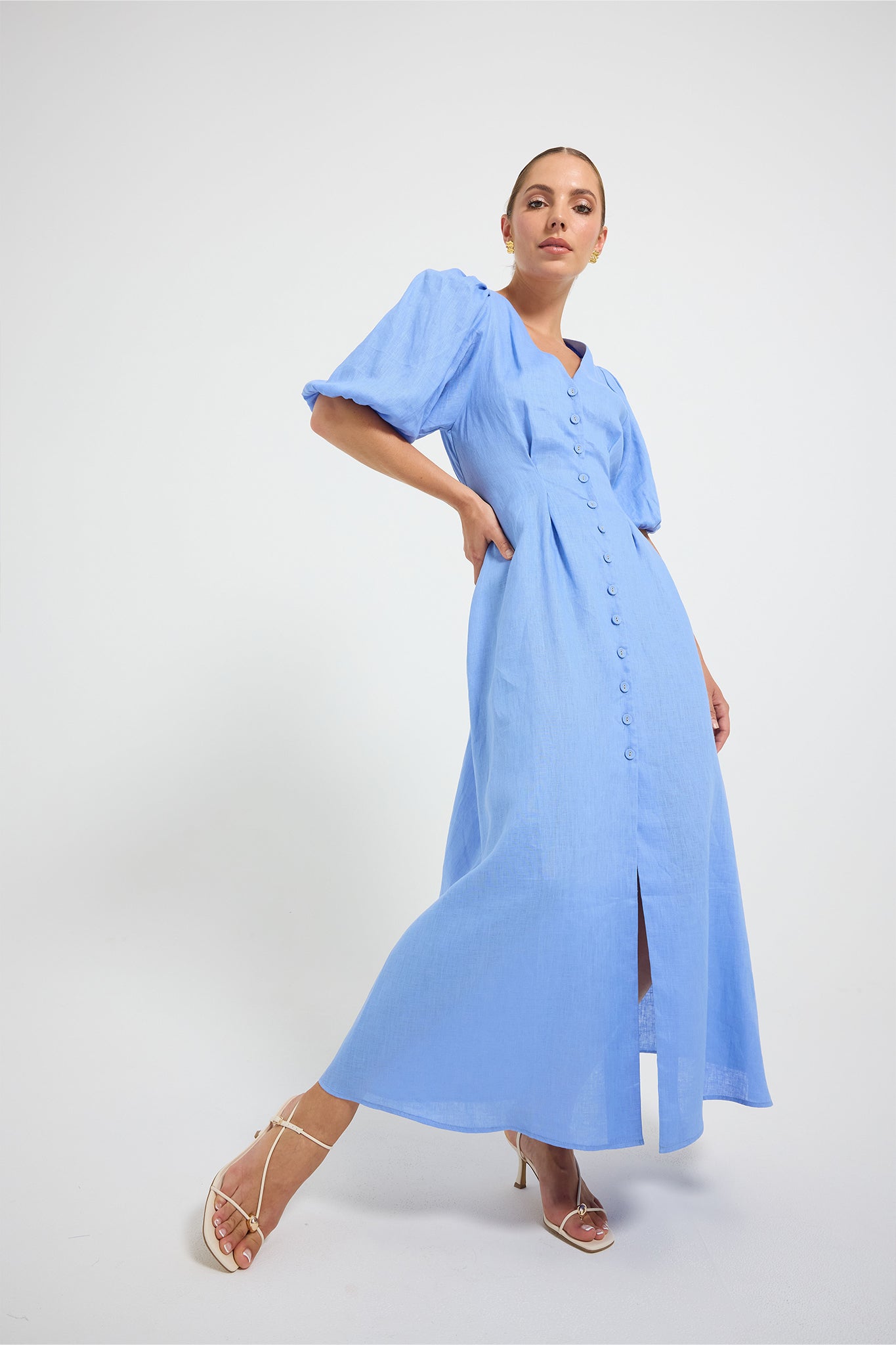 Vera Button Midi