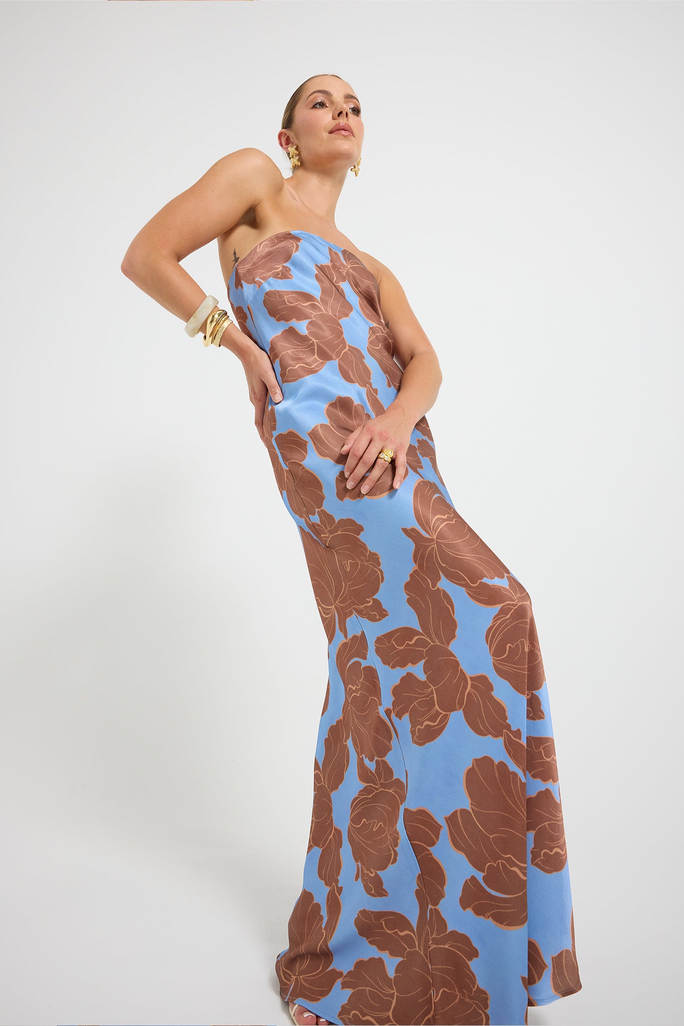 Lucent Strapless Maxi