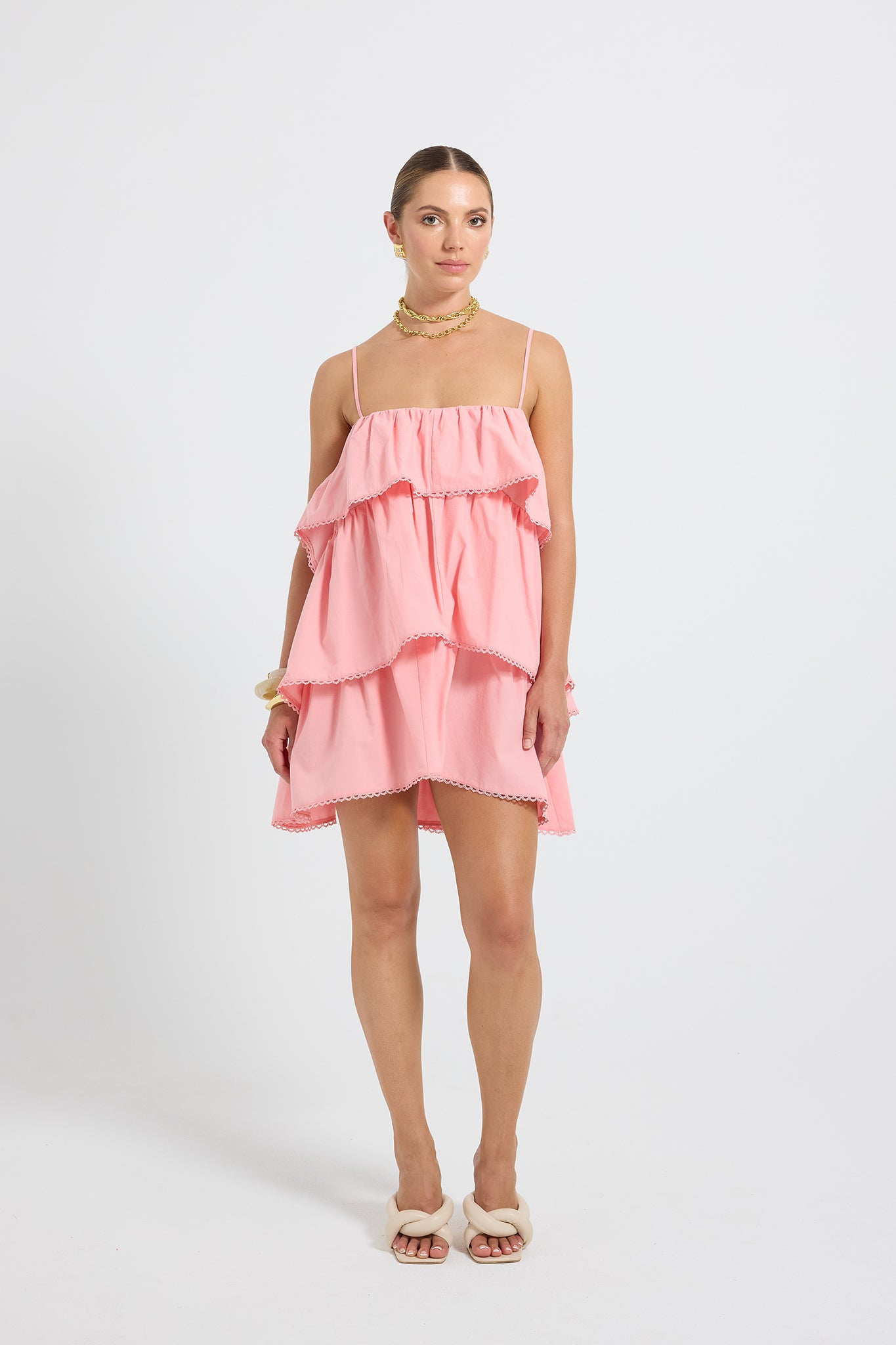 Stevie Tiered Mini Dress
