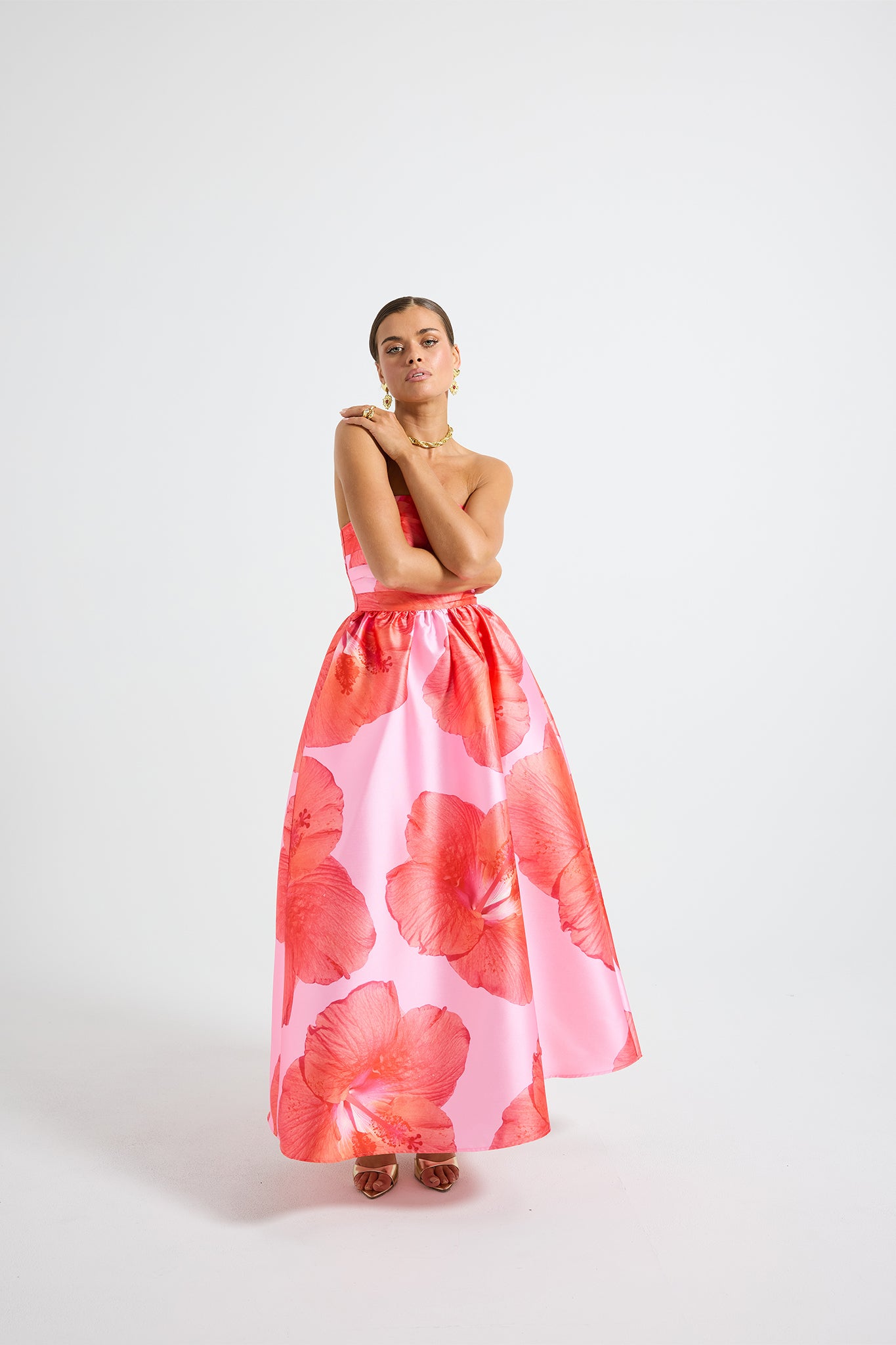 Kalani Strapless Midi