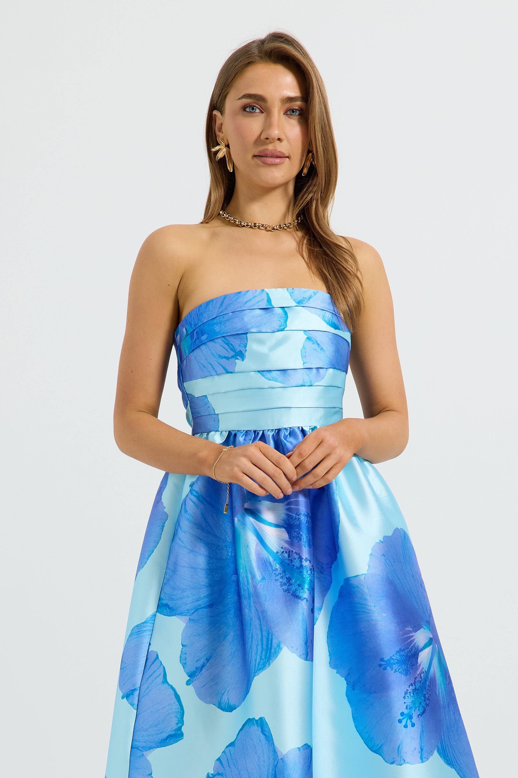 Kalani Strapless Midi