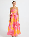 Kalani Strapless Midi