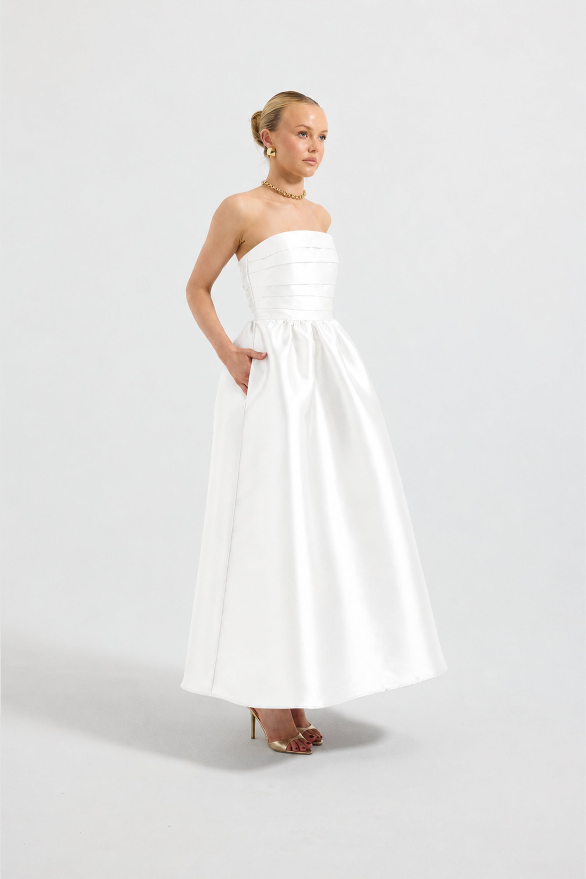 Pippa Strapless Midi
