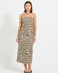 Greta Denim Fitted Midi