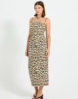 Greta Denim Fitted Midi
