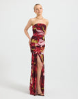 Faye Strapless Maxi