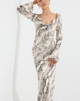 Heidi Bias Sleeve Maxi