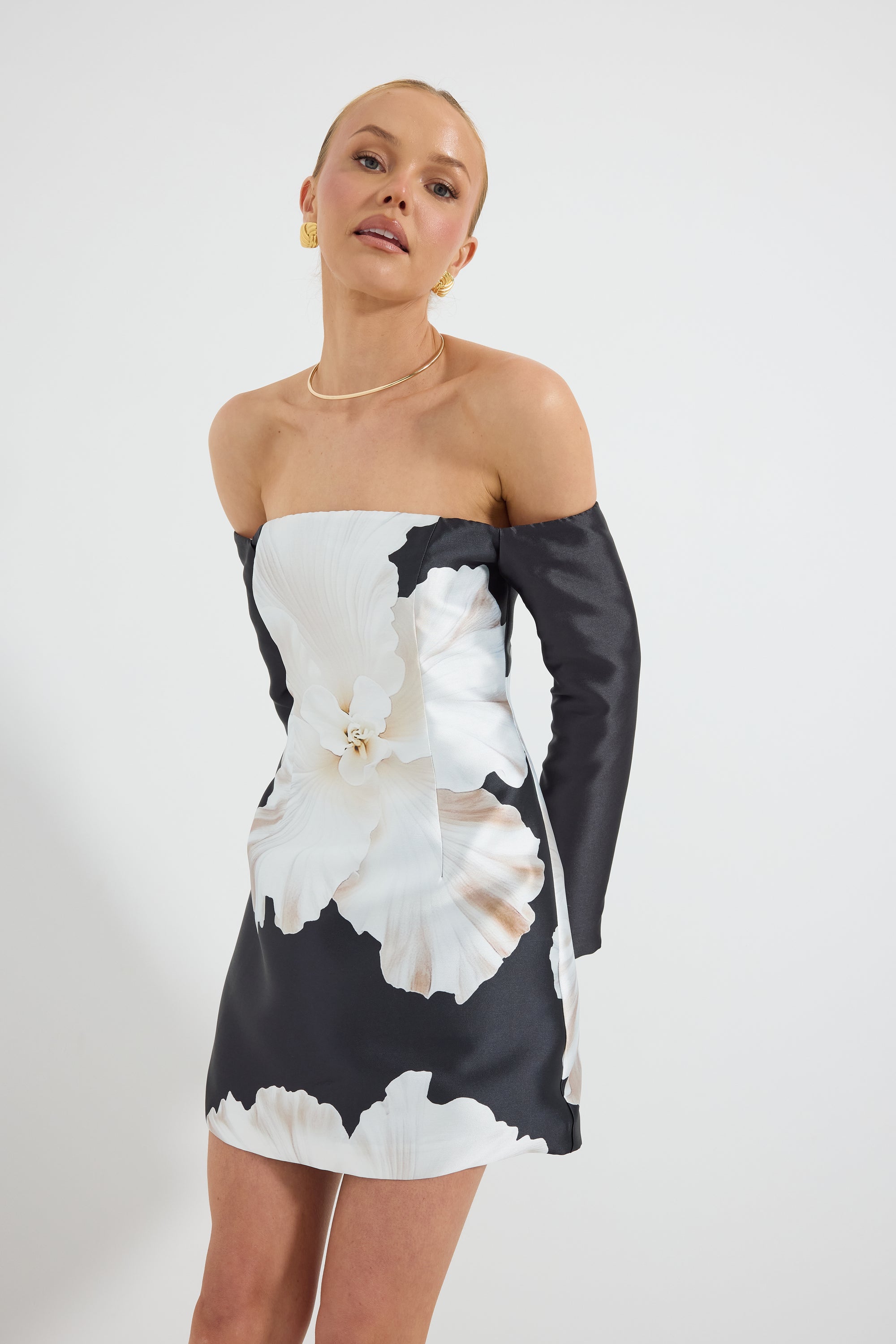 Lini Sleeve Mini Dress