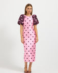 Dottie Contrast Sleeve Midi