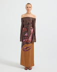 Moonflower Sleeve Maxi
