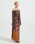 Moonflower Sleeve Maxi