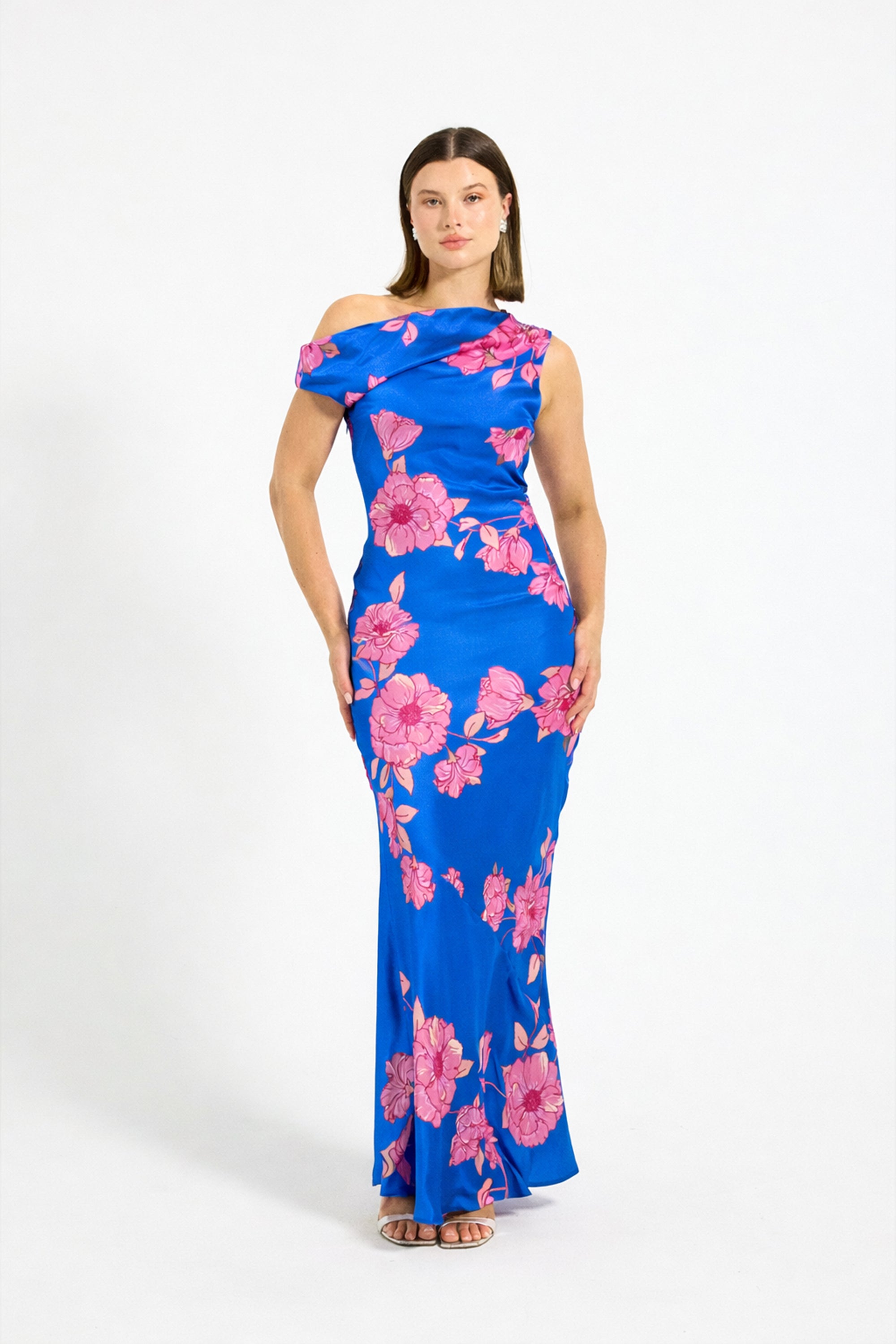margot one shoulder maxi dress Margot One Shoulder Maxi Dress