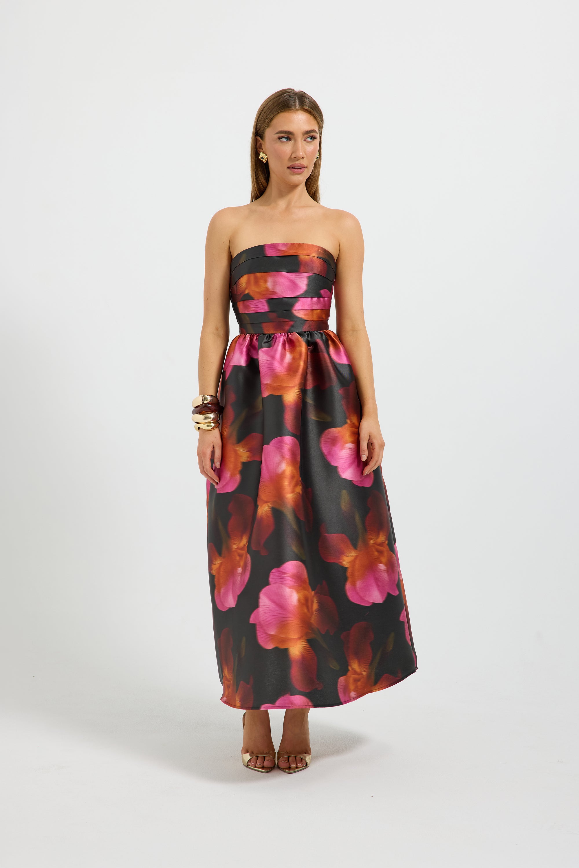 Ava Strapless Midi
