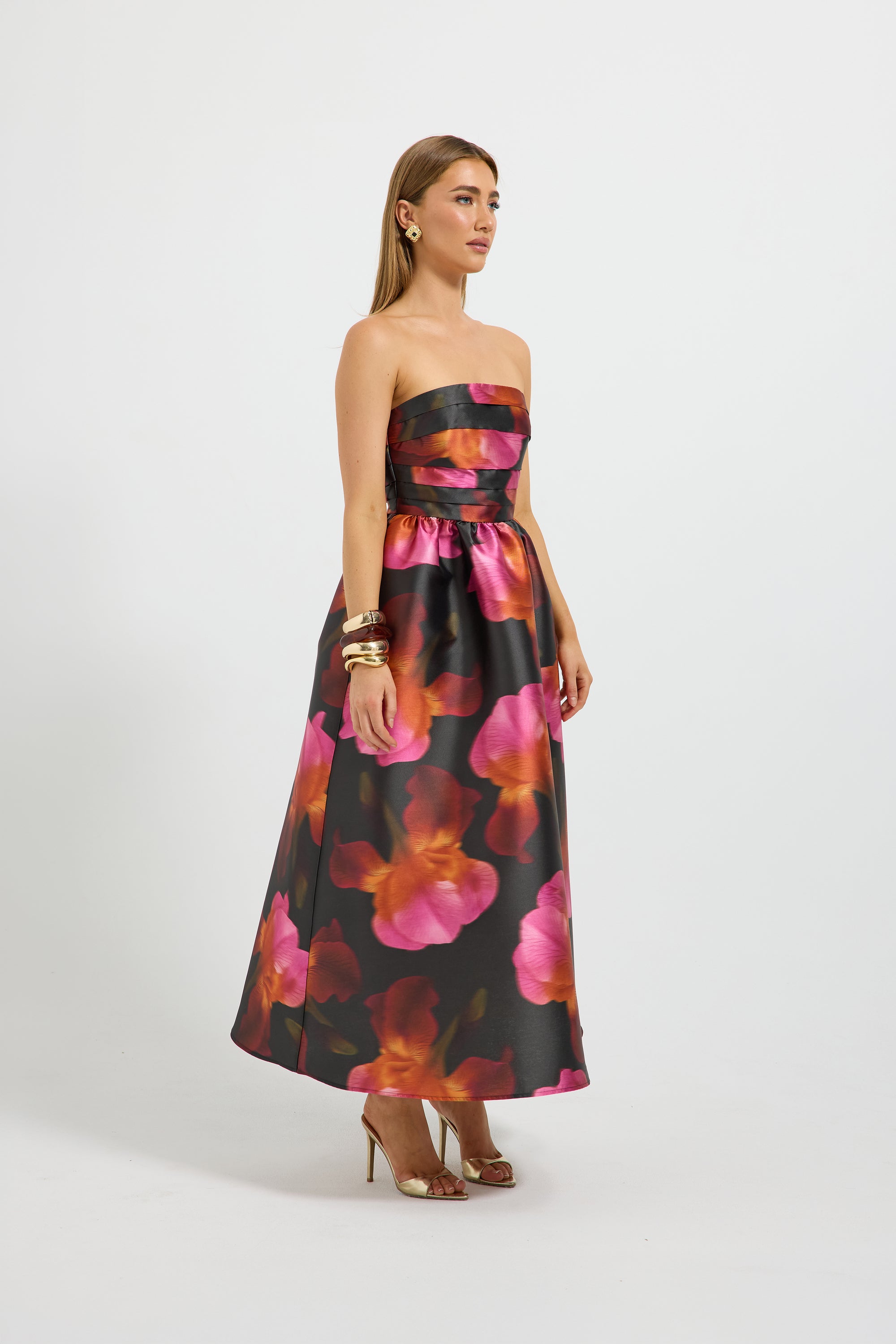 Ava Strapless Midi