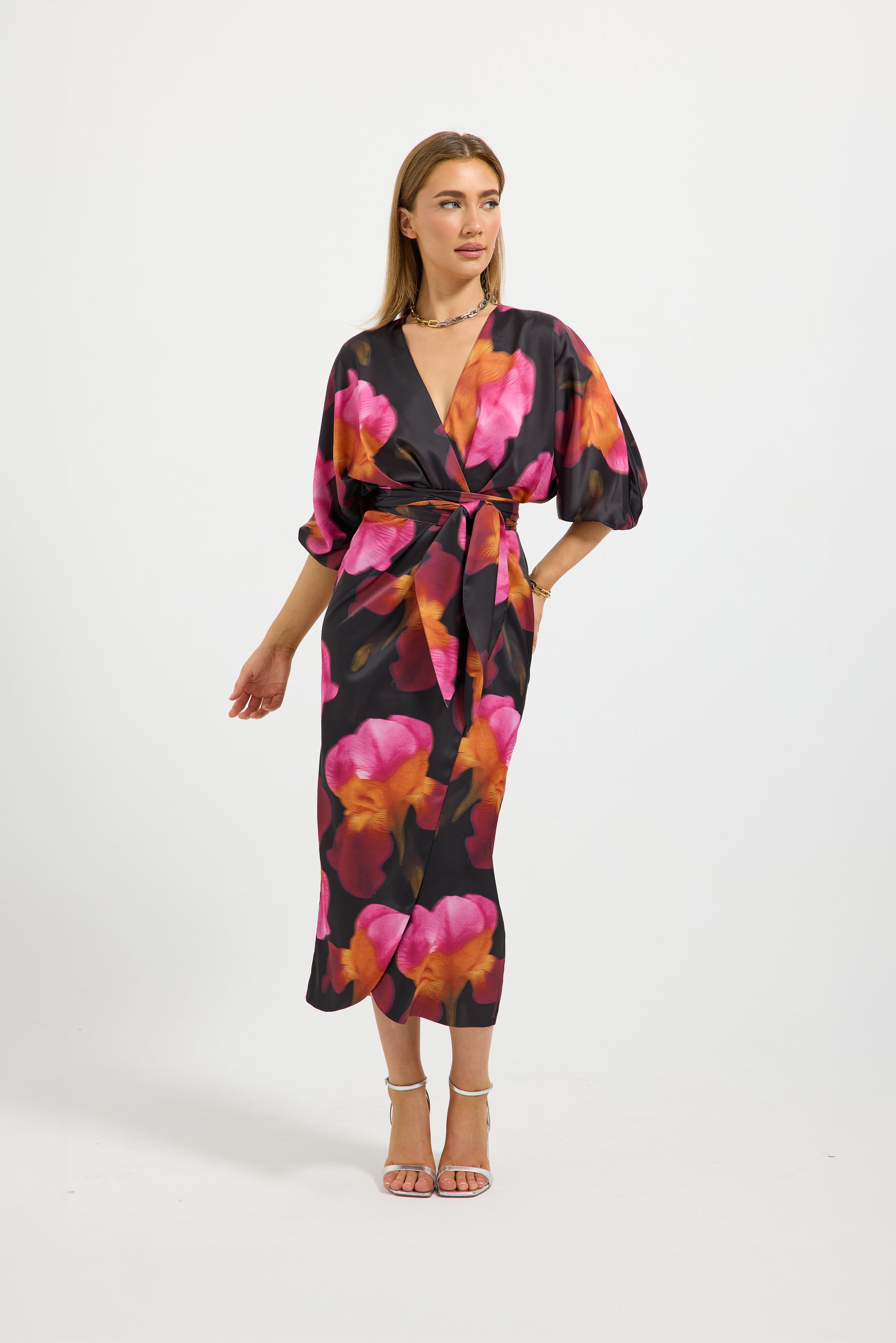 Iris Wrap Midi