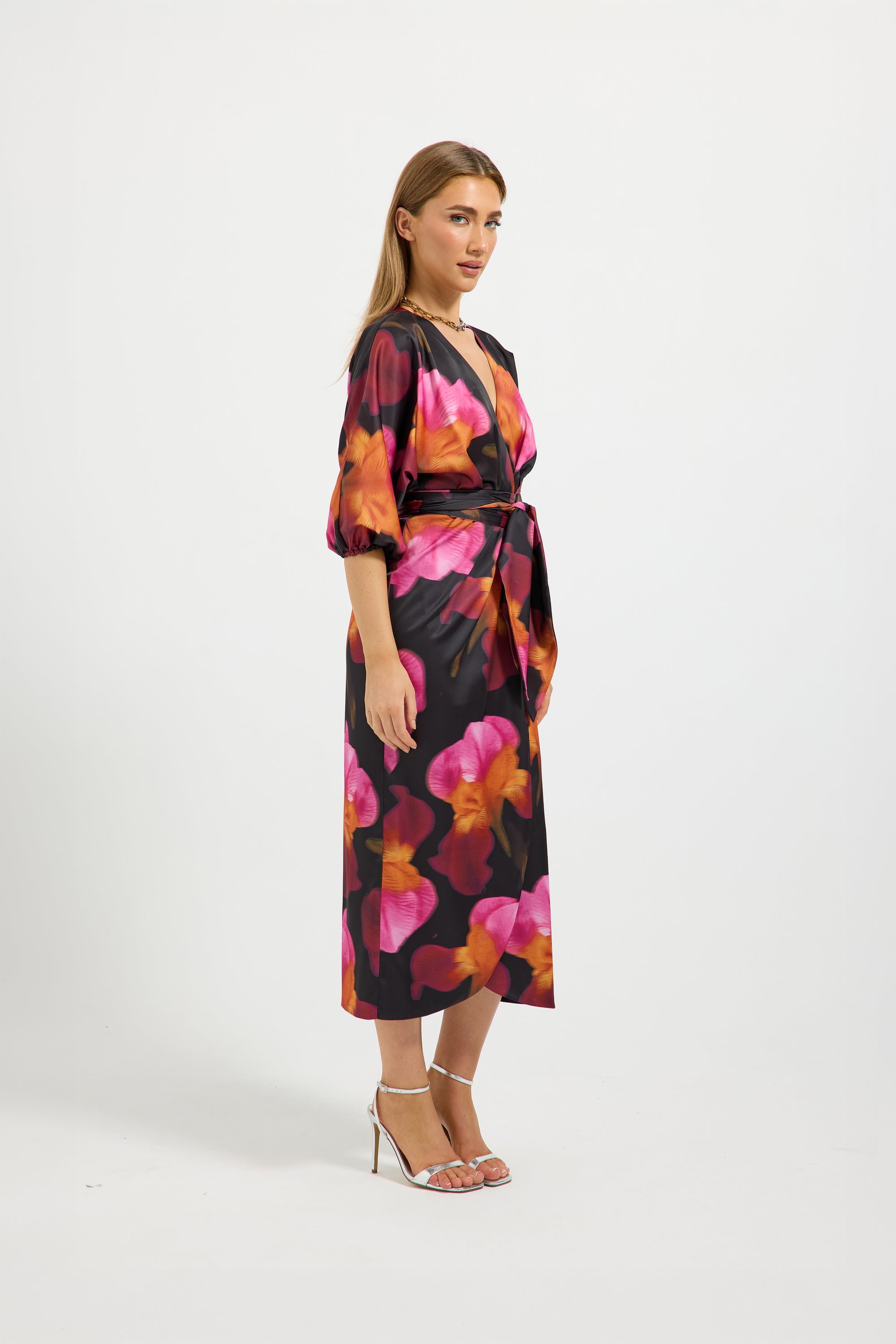 Iris Wrap Midi