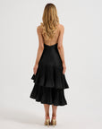 Lennox Pleated Halter Midi