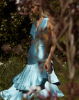 Lennox Pleated Halter Midi