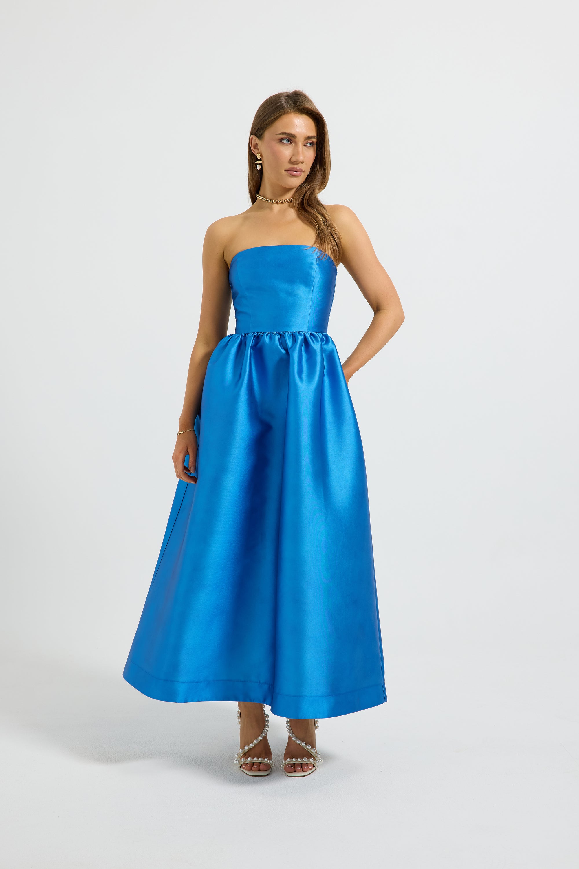 Kai Strapless Midi