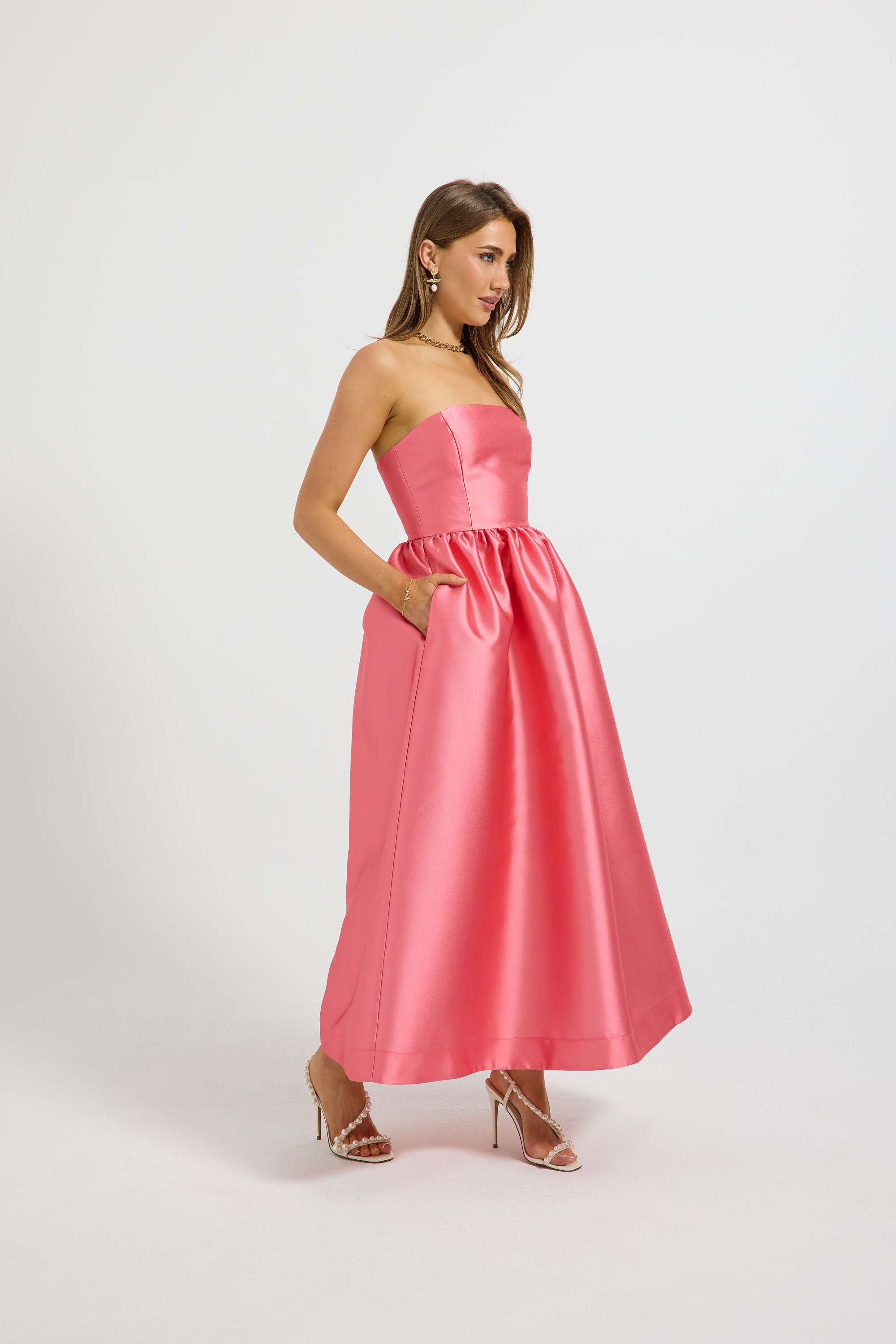 Kai Strapless Midi