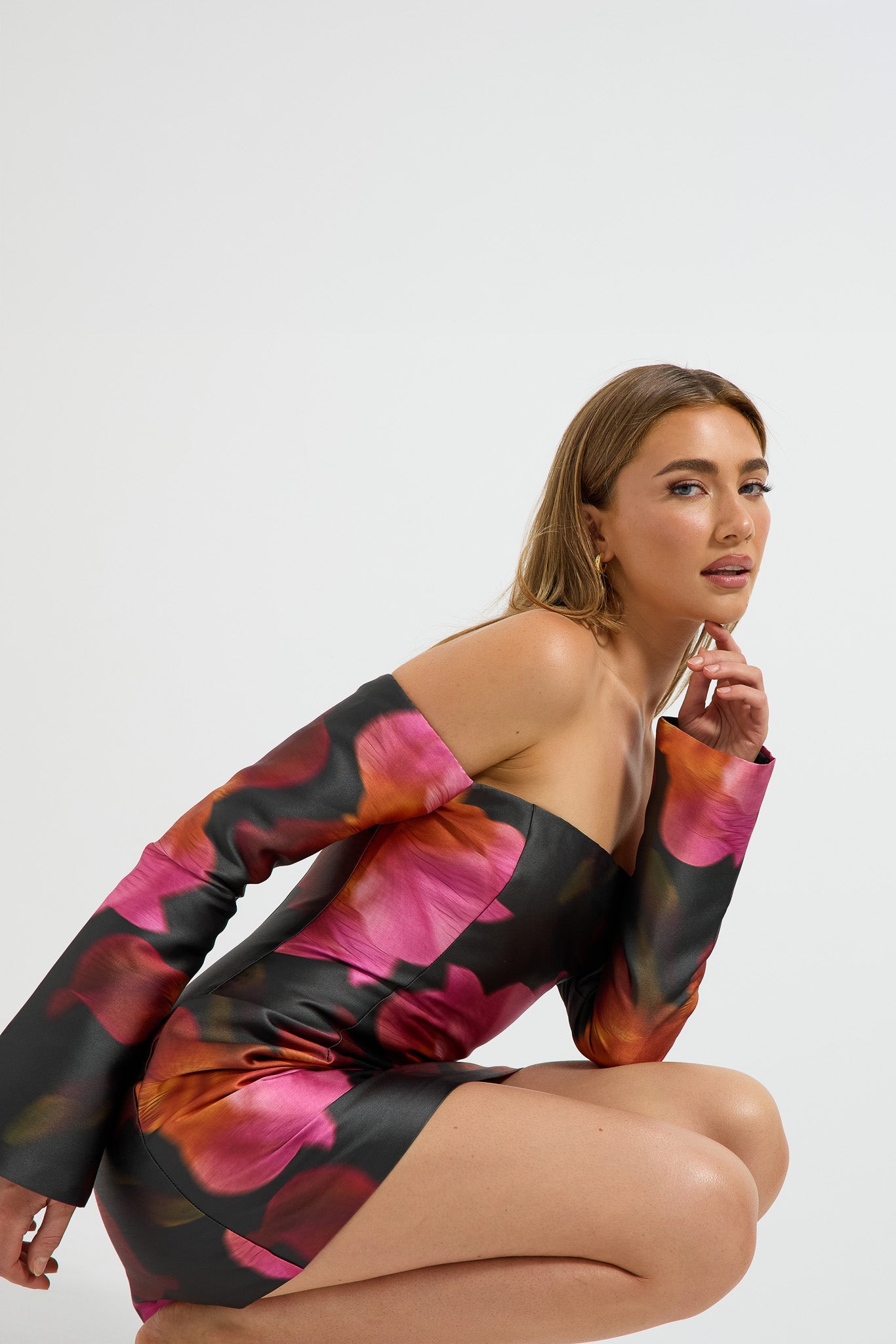 Ava Sleeve Mini Dress