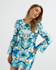 Flora Sleeve Mini Dress