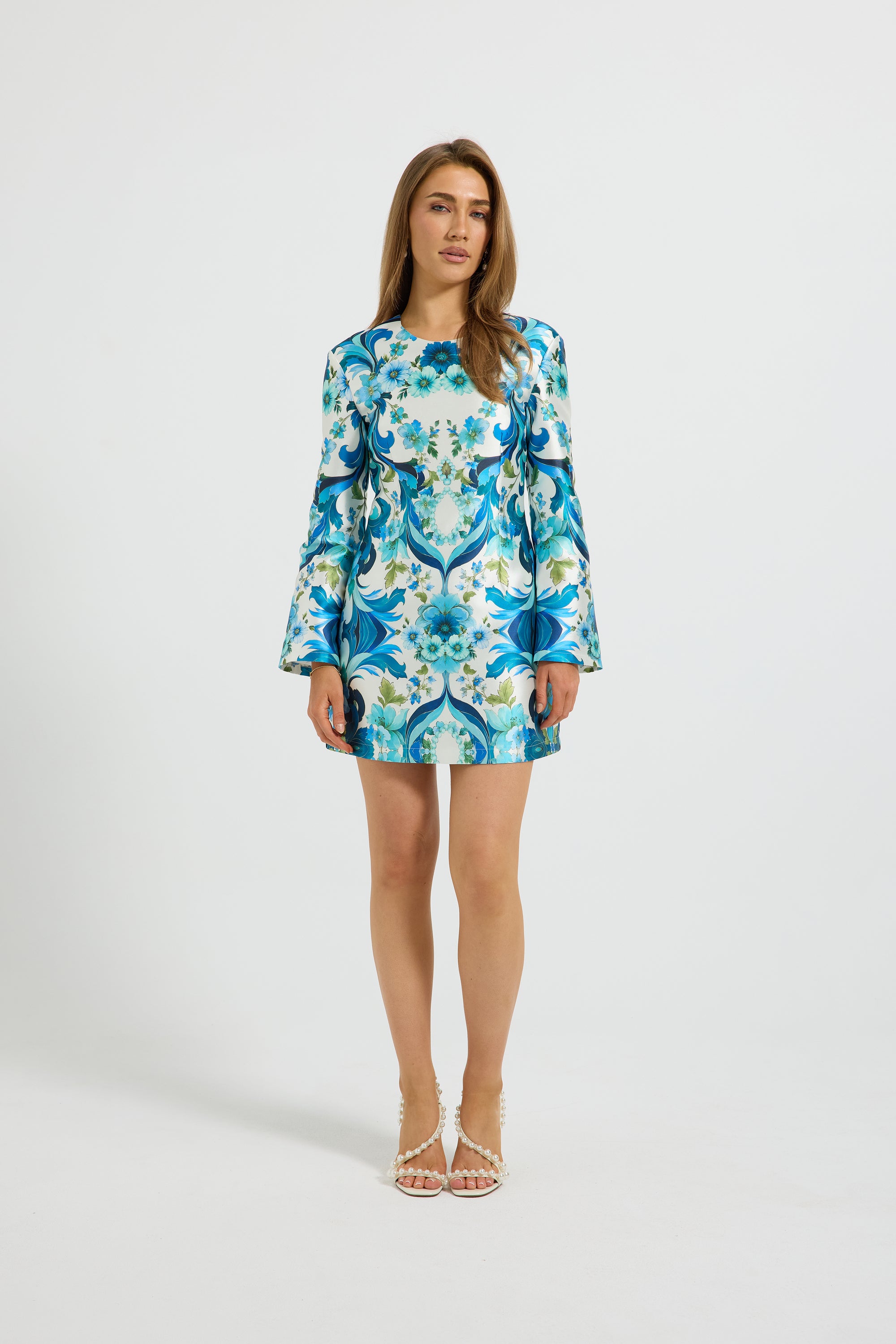 Flora Sleeve Mini Dress