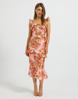 Posy Ruffle Midi