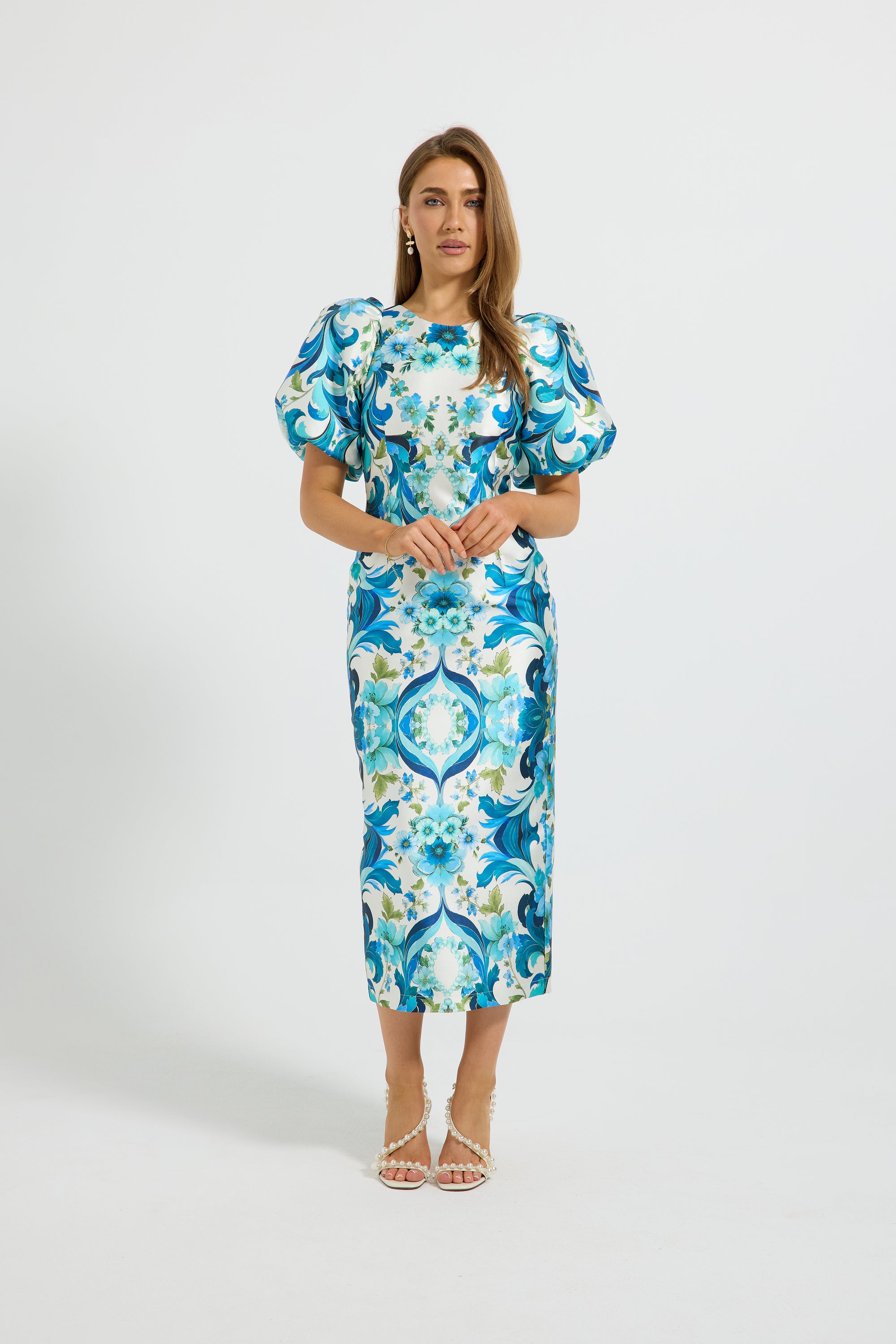 Flora Sleeve Midi