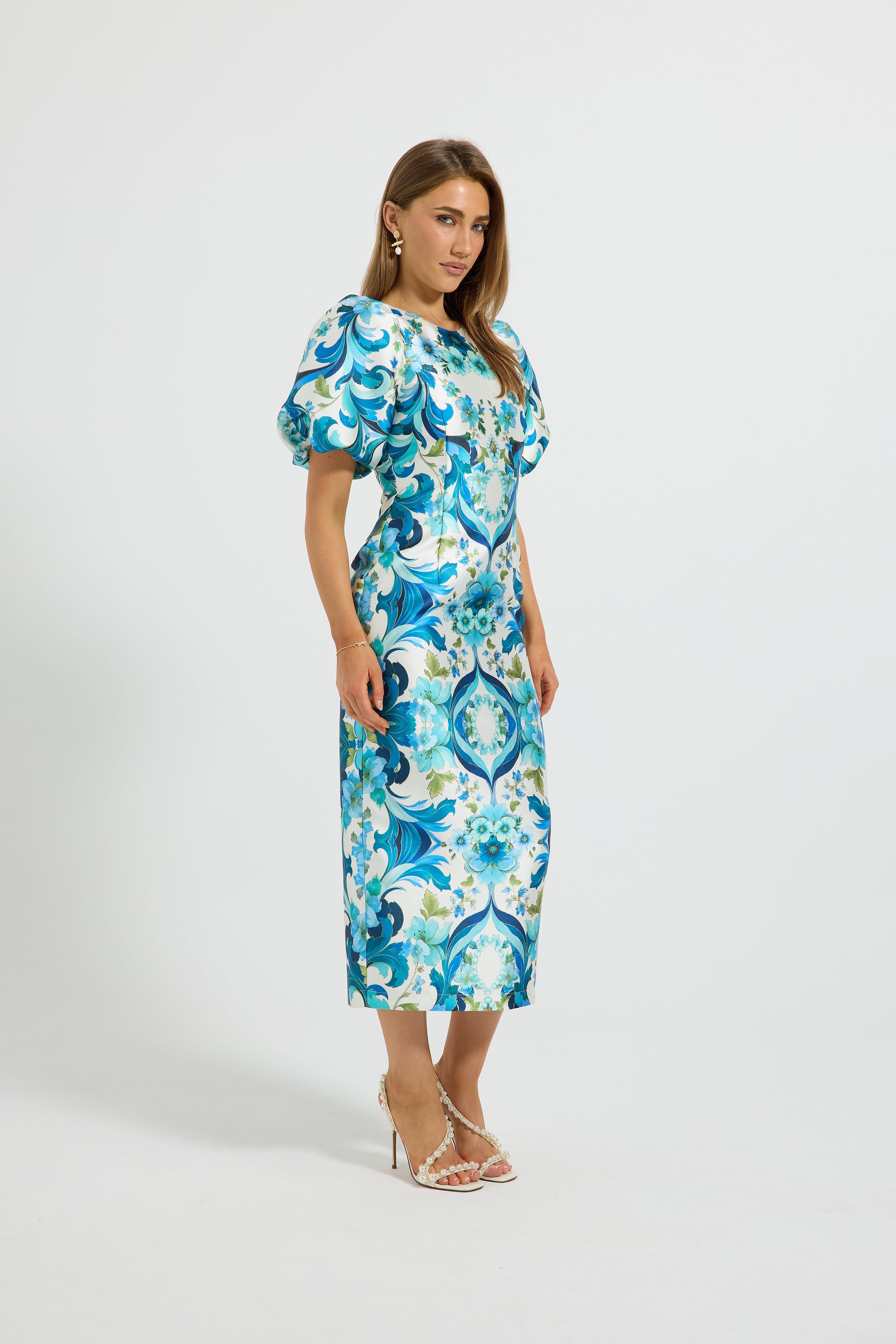Flora Sleeve Midi