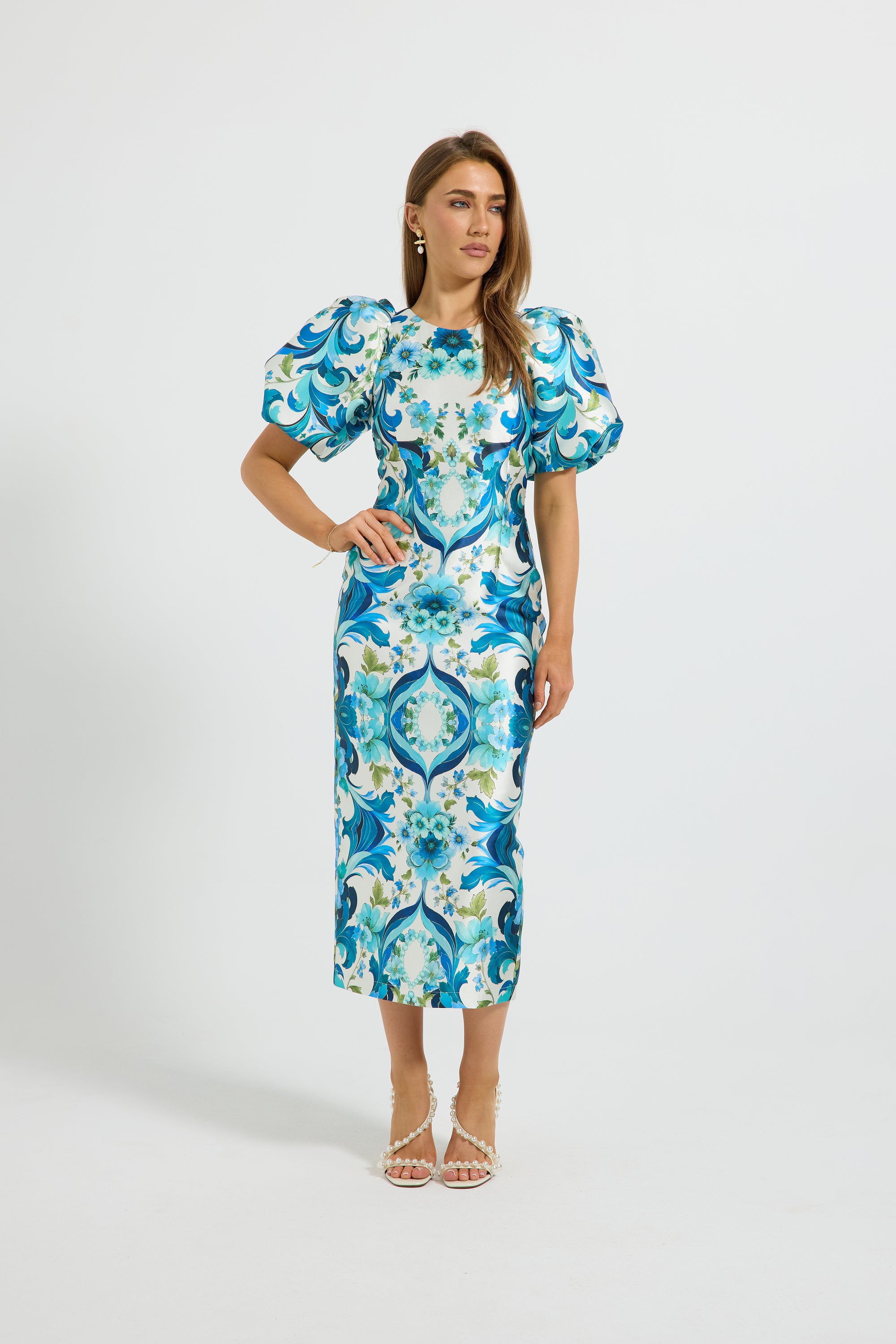 Flora Sleeve Midi